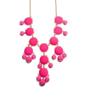 Stunning Bubble Necklace-Pink and Gold